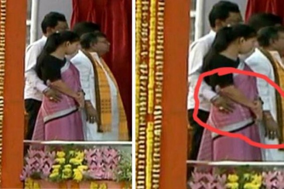 Controversial viral video of BJP Minister in PM rally : CPI-M threatens massive protest if ‘No Arrest’ of Minister Manoj Deb Controversial viral video of BJP Minister in PM rally : CPI-M threatens massive protest if ‘No Arrest’ of Minister Manoj Deb